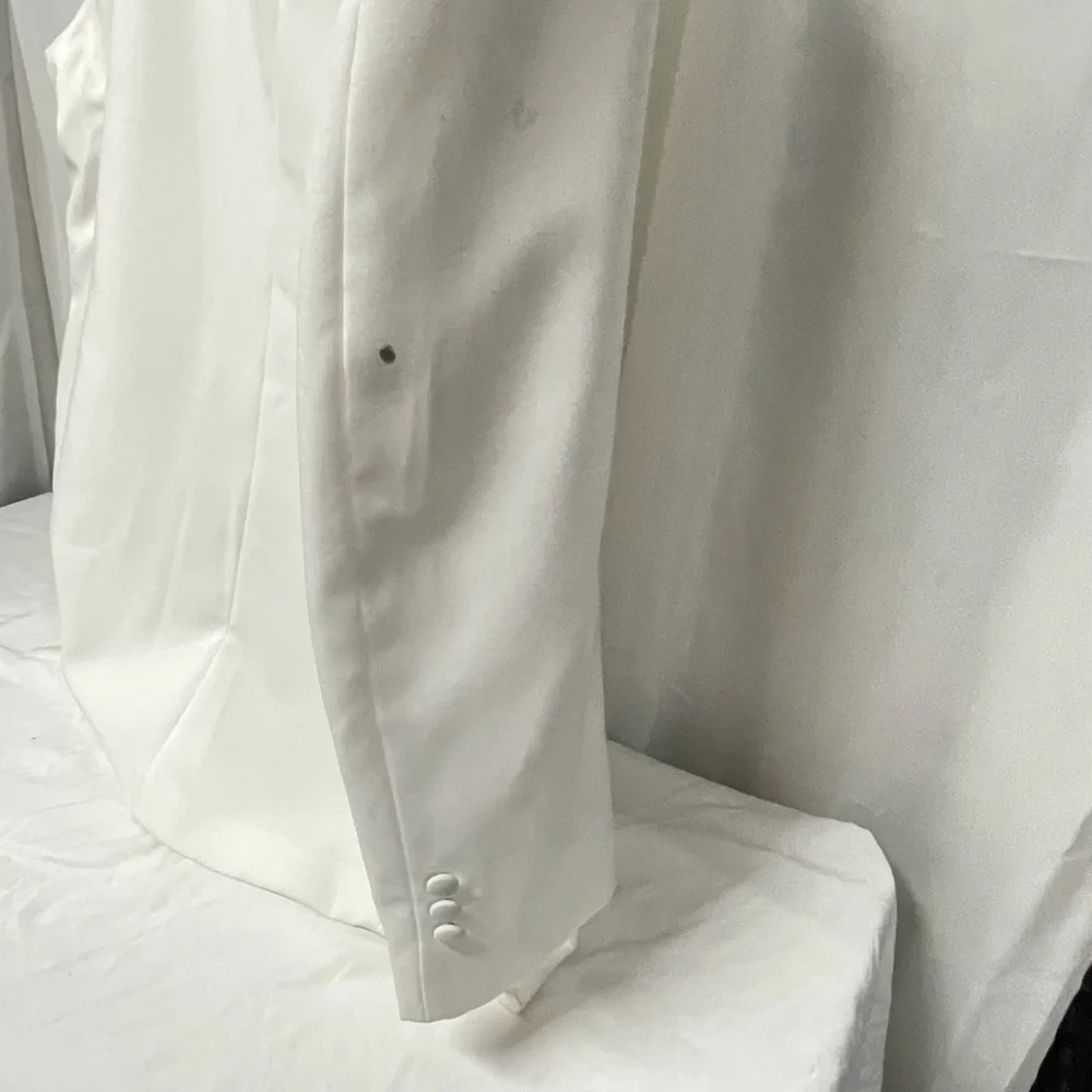 Tuxedo Jacket - Elegant Formal Vest Bow Tie Wash and Wear - Picture 3 of 13